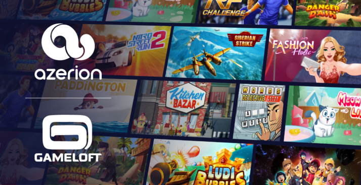 Azerion announces a partnership with Gameloft, adding a large selection ...