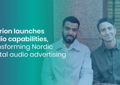 Azerion launches audio capabilities, transforming Nordic digital audio advertising