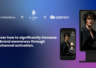 Azerion’s AI-Powered Programmatic DOOH campaign for luxury brand Maison El Nabil takes purchase intent to 41%