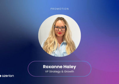 Azerion promotes Roxanne Harley to VP Strategy & Growth