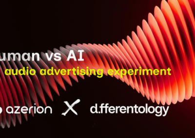 AI audio ads match human voiceovers; regional (AI) accents amplify impact